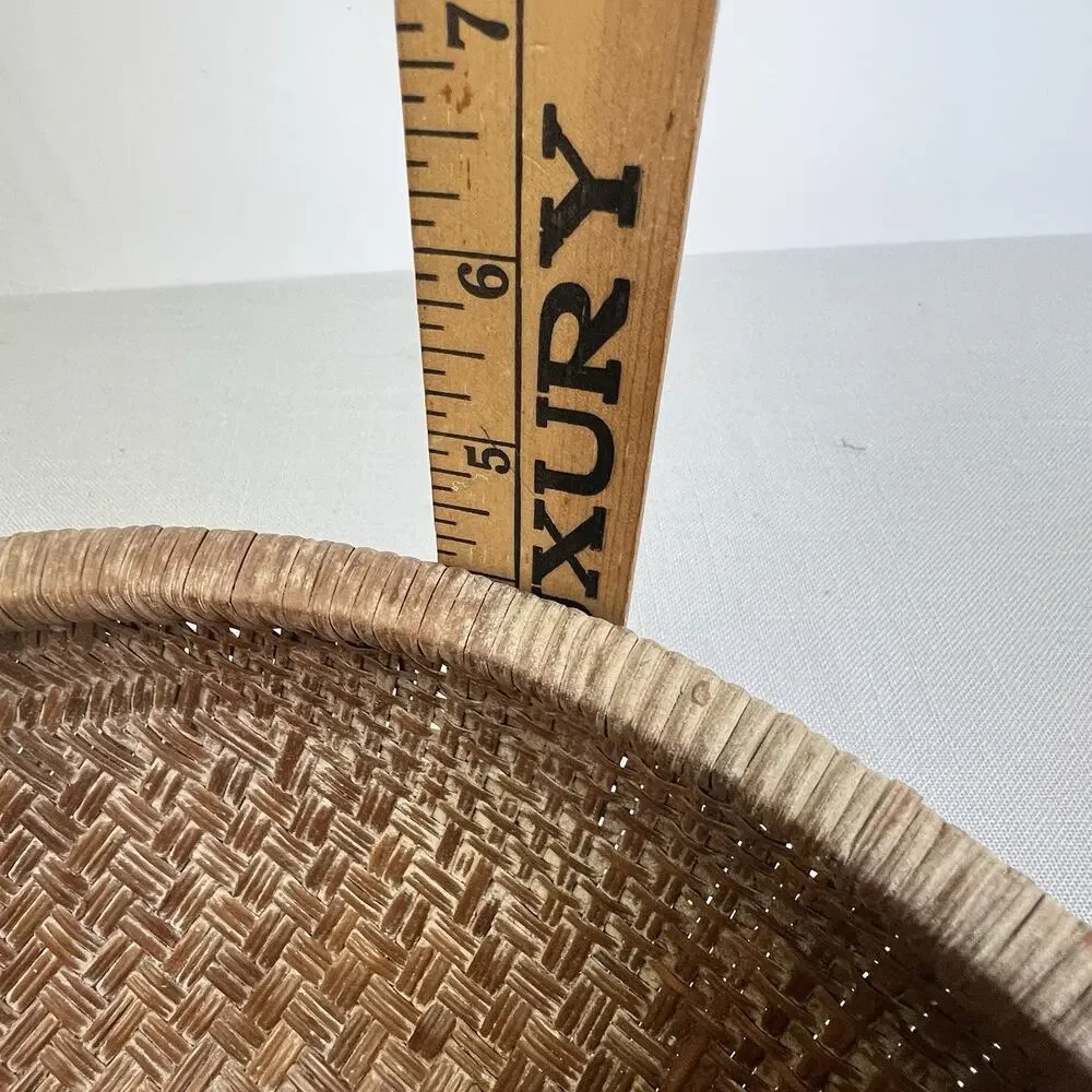 Woven Baskets Home Decor Set Of 3 Rustic Country Decorative Natural Coastal Boho